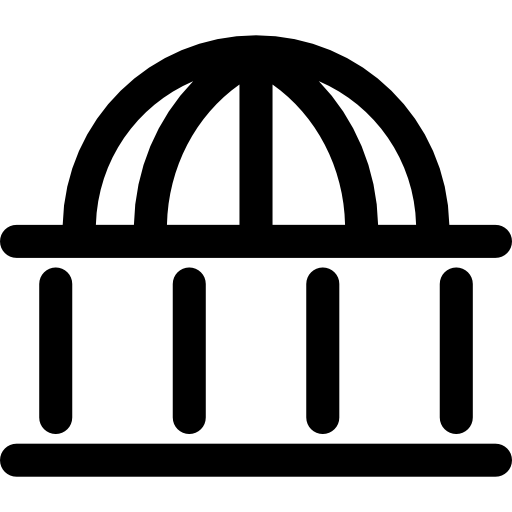 Dome shaped building outline